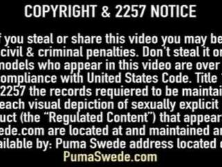 Dom Smoker Puma Swede Pussy Fucks sexually aroused sex film Slave Claudia Valentine&excl;