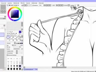 Animasi pornografi speed drawing - bagian ii - inking