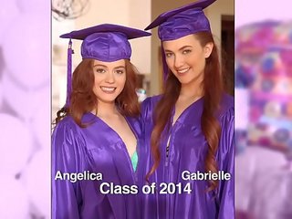 Girls gone banteng - ngejutno graduation katelu for teens ends with lesbian bayan